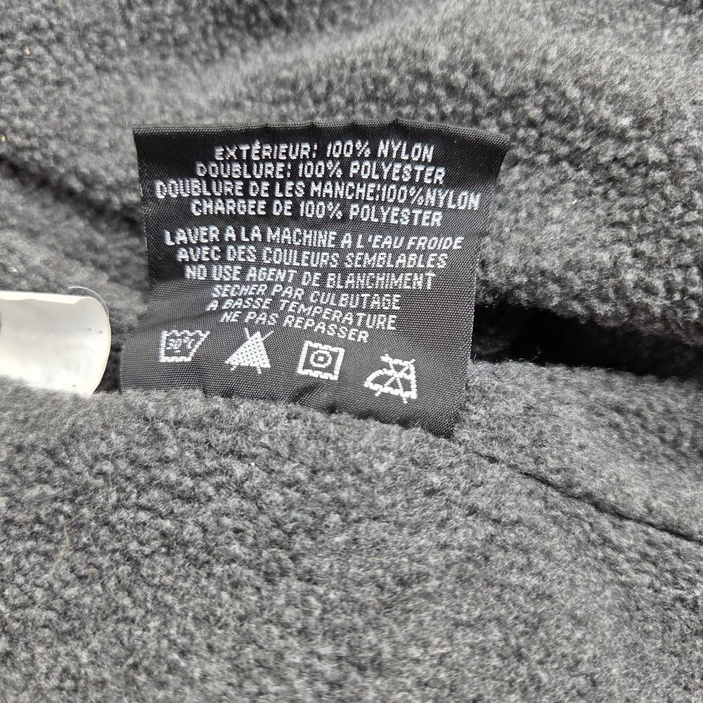 Dickies Fleece Lined Hooded Nylon Jacket Black Full Zip Ripstop Men's 2XL - Picture 16 of 16